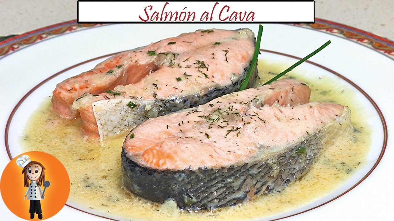 Salmón al Cava | Receta de Cocina en Familia