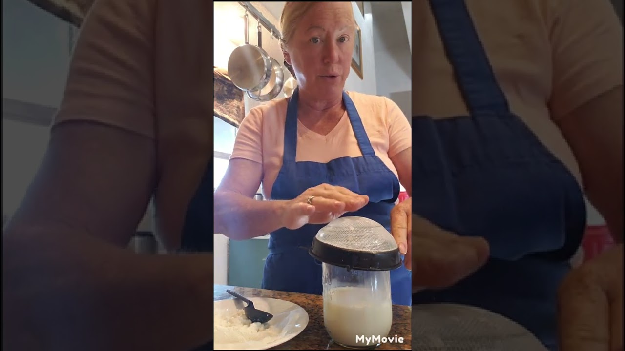How to easily make kefir, without starter, the pioneer way.