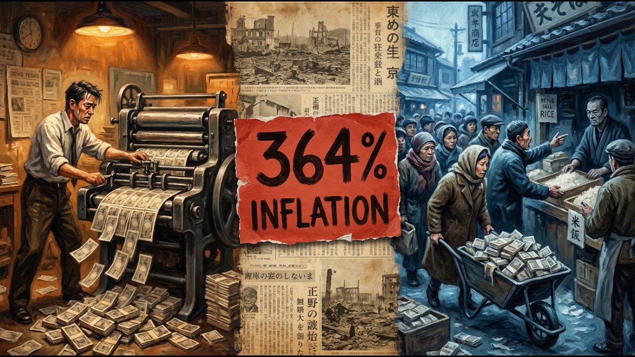WWII Left Japan at 30%—How 364% Inflation Nearly Killed It