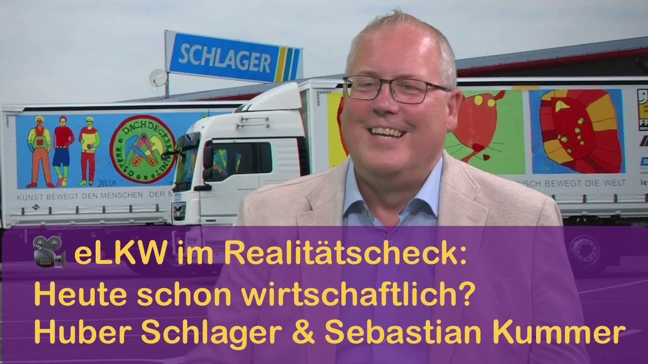 🎥 Realitätscheck eLKW: heute schon wirtschaftlich? Hubert Schlager & Sebastian Kummer im Gespräch