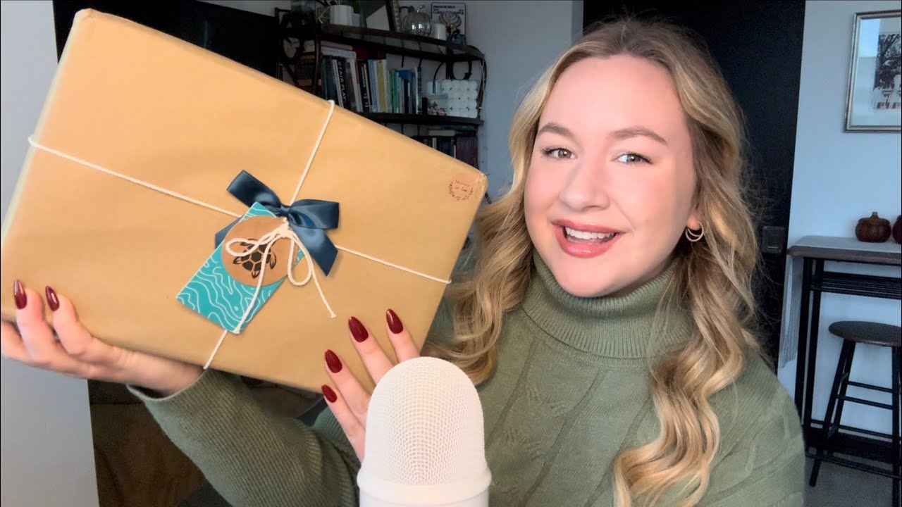 ASMR - Unboxing with LOTS of cardboard & product tapping/scratching 🎁