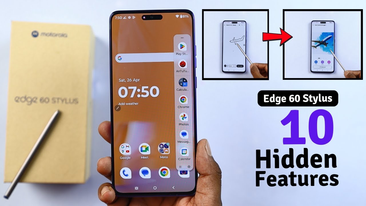 Motorola Edge 60 Stylus Top 10 Hidden Features | Moto Edge 60 Stylus Tips and Tricks