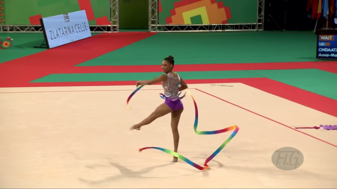 SANTOS Geovanna (BRA) - 2022 Rhythmic Worlds, Sofia (BUL) - Qualifications Ribbon