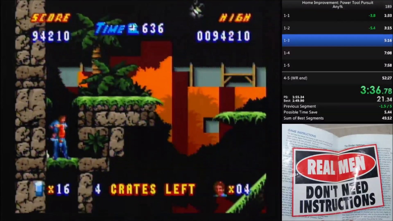 Home Improvement: Power Tool Pursuit! Any% 48:06.73