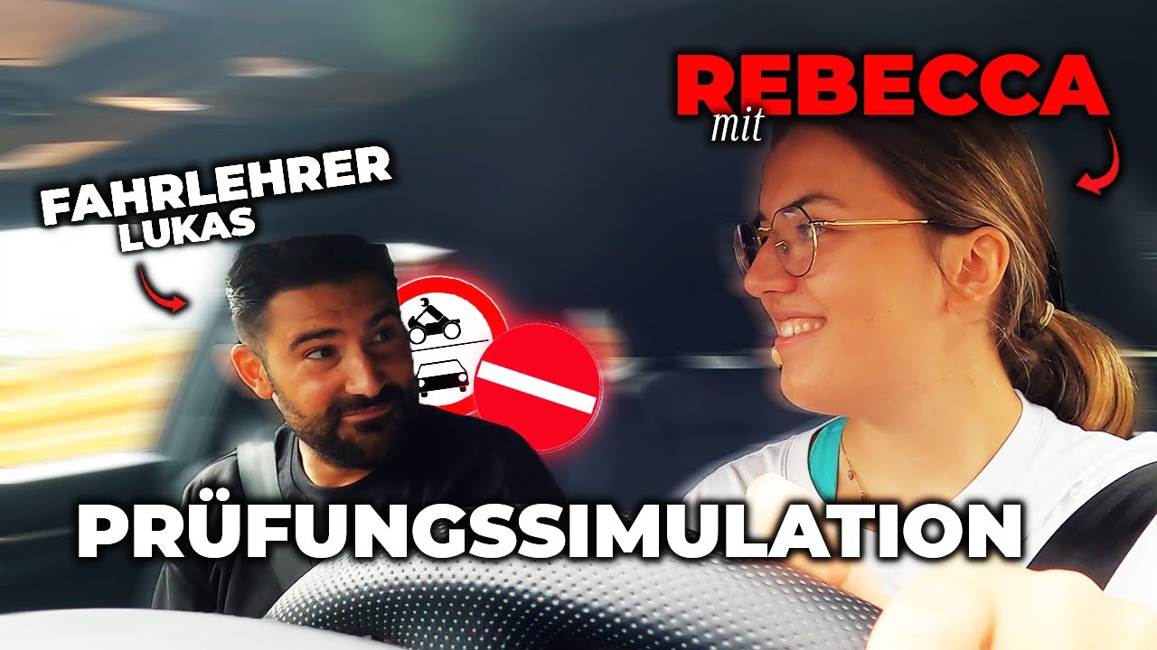 Schafft REBECCA ihre PRÜFUNGSSIMULATION trotz HANDICAP? 🚗😨