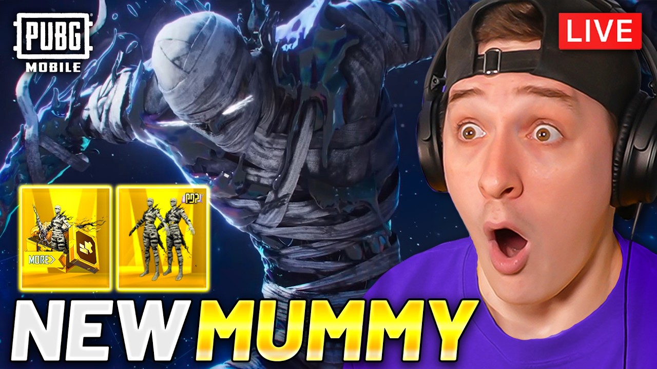 🔴 INSANE NEW VENOM ULTIMATE MUMMY & AWM! PUBG MOBILE LIVE