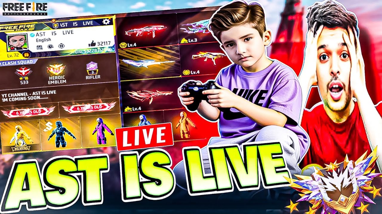 😍 Lovely Subscribers + Crazy Gameplay 🔥 Free Fire LIVE Stream 🔴 