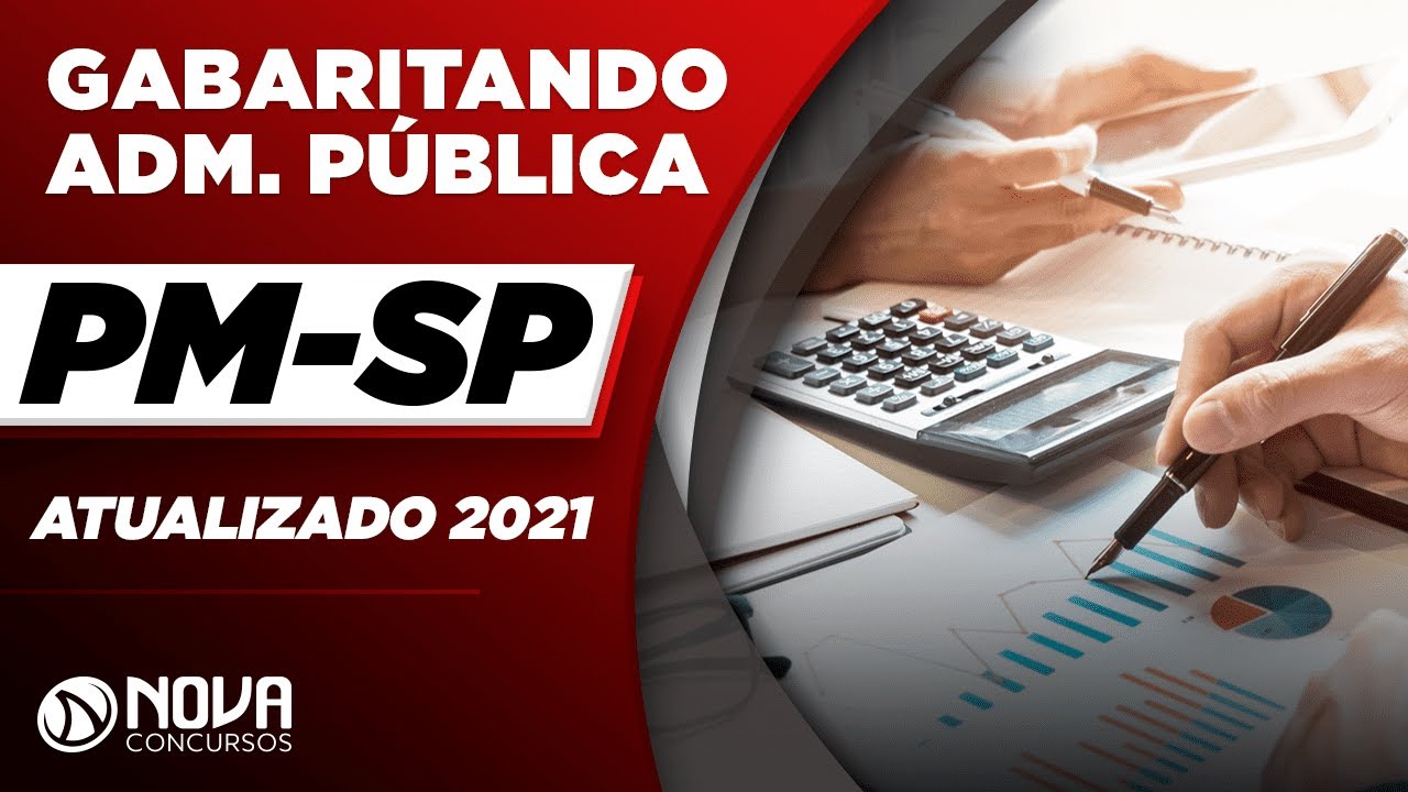Gabaritando  Administra&ccedil;&atilde;o P&uacute;blica no Concurso Pol&iacute;cia Militar SP