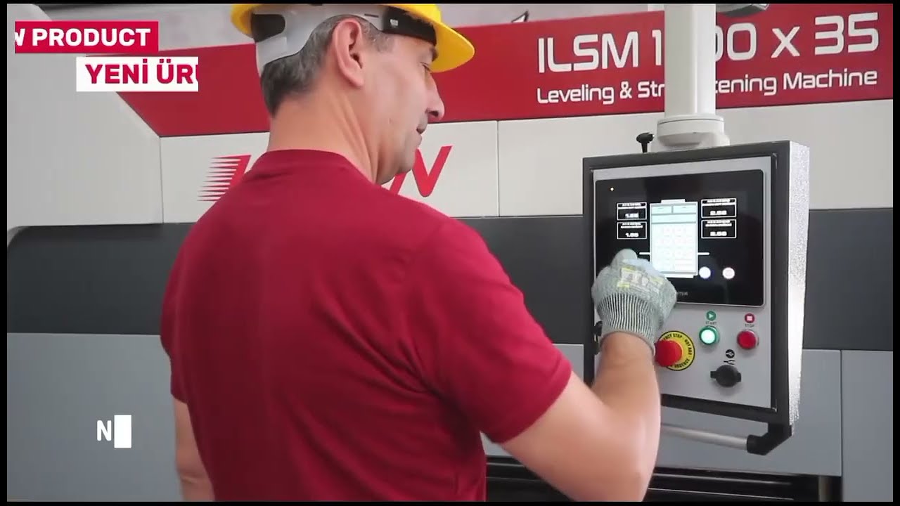 ILSM 1300x35 - DOĞRULTMA VE GERİLİM GİDERME MAKİNASI / LEVELING & STRAIGHTENING MACHINE
