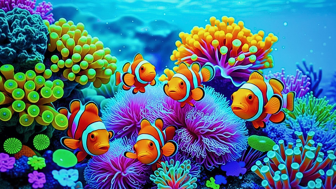 🐠Ocean Wildlife 4K | Peaceful Ocean Documentary | Calm Underwater Wildlife | Soothing Piano Melodies