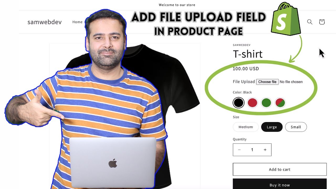 How To Add File Upload Field in Shopify Product Page?