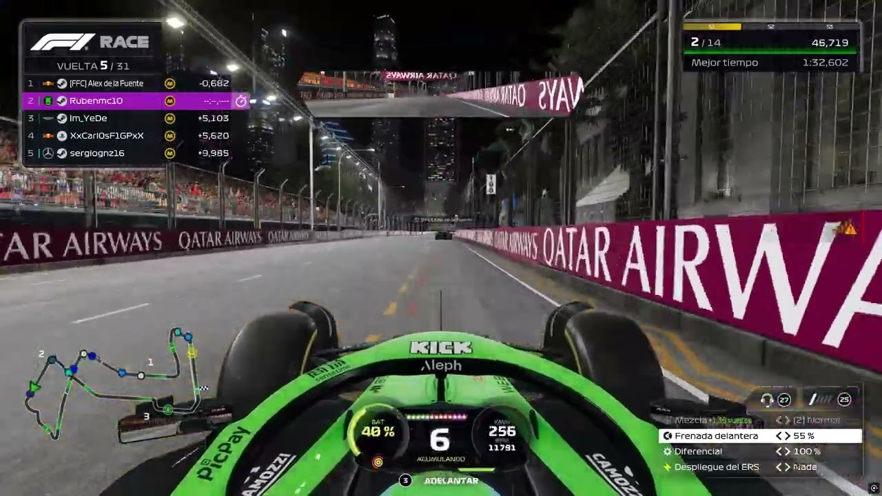 campeonato solof1. GP de singapur