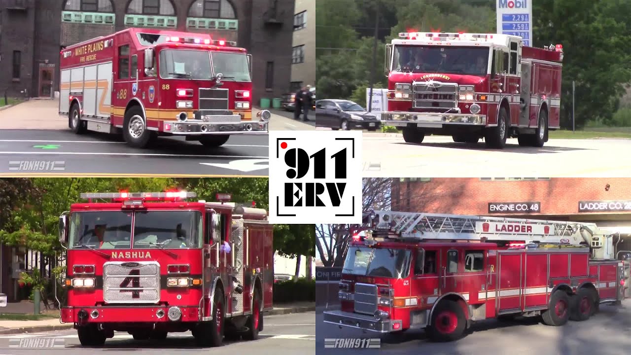 Fire Trucks Responding Compilation 5 | Pierce Manufacturing
