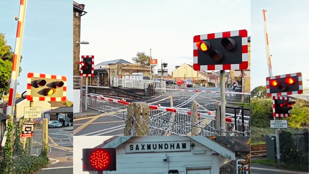 Two Level Crossings in Saxmundham, Suffolk