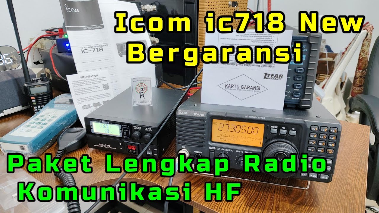 Paket Radio Komunikasi HF Icom Ic 718 Bergaransi