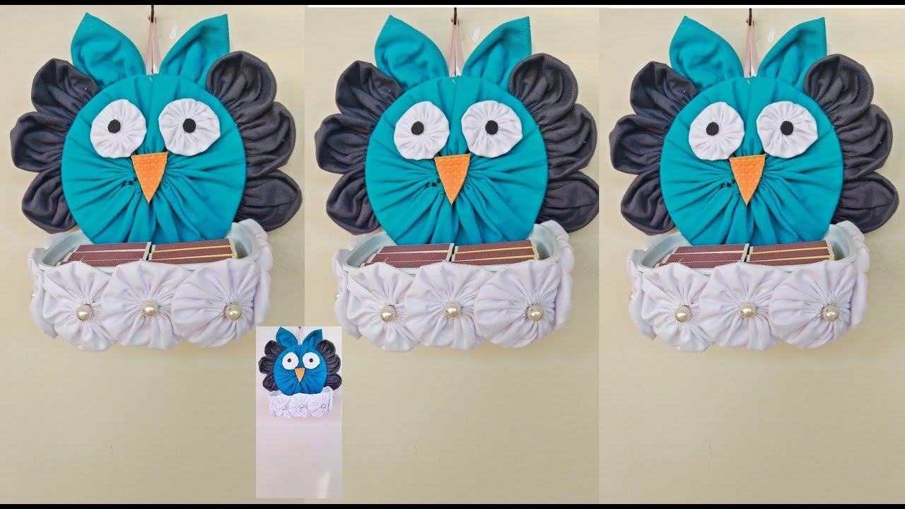 CORUJA PORTA FOSFORO DE FUXICO