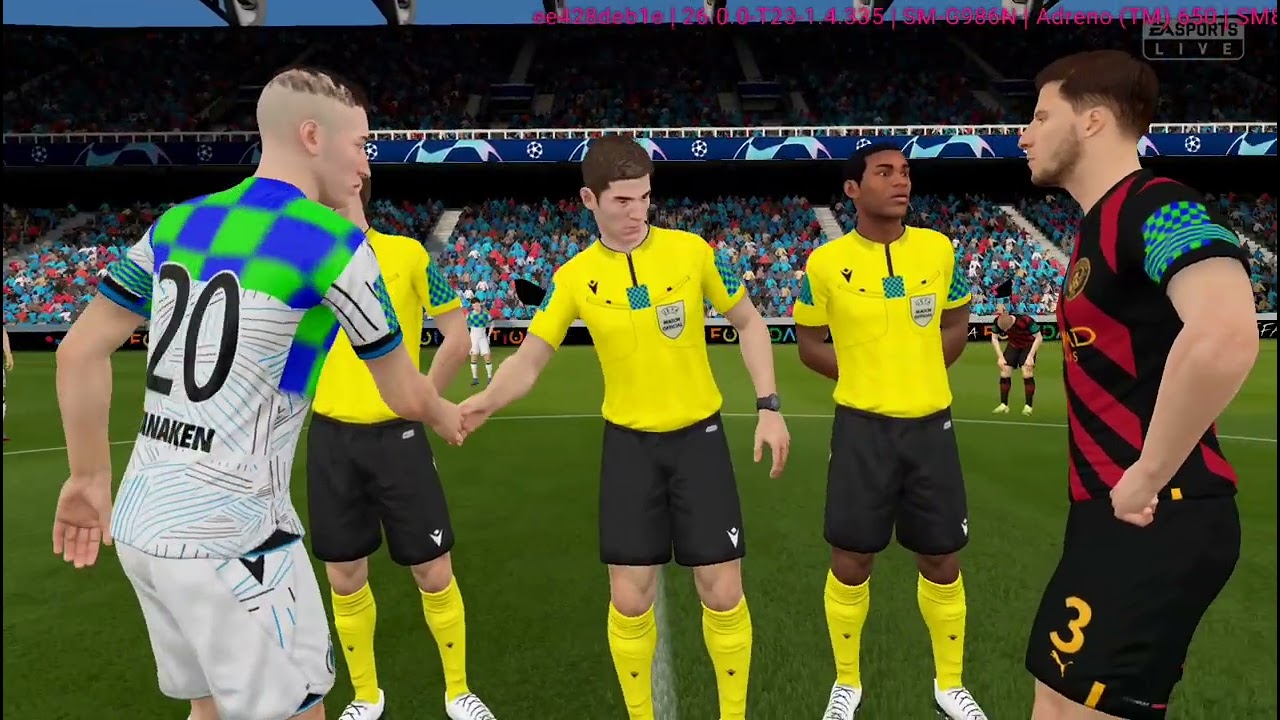 FIFA 23 ON ANDROID MOBILE PHONE(SD 865)OFFLINE USING EDEN EMULATOR, CHAMPIONS LEAGUE TOURNAMENT 