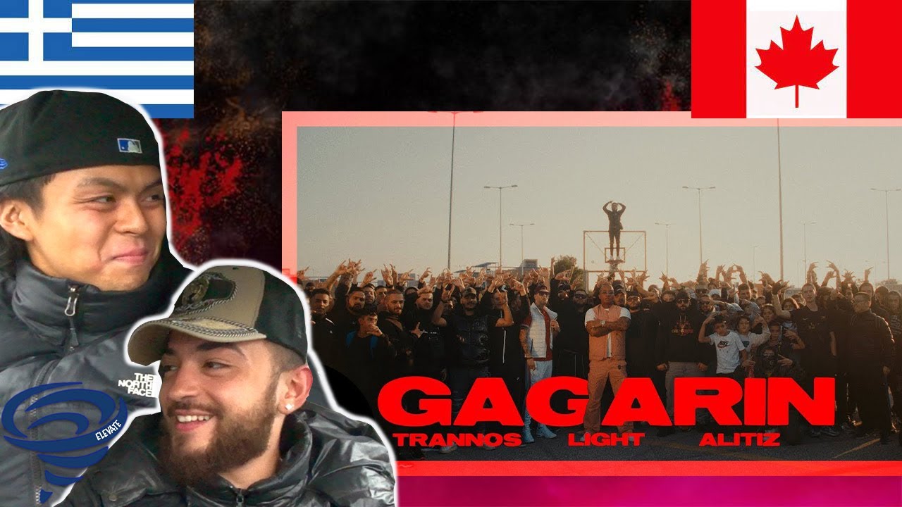CANADIANS REACT TO GREEK RAP - Light, Trannos, Alitiz - Gagarin (Official Music Video)