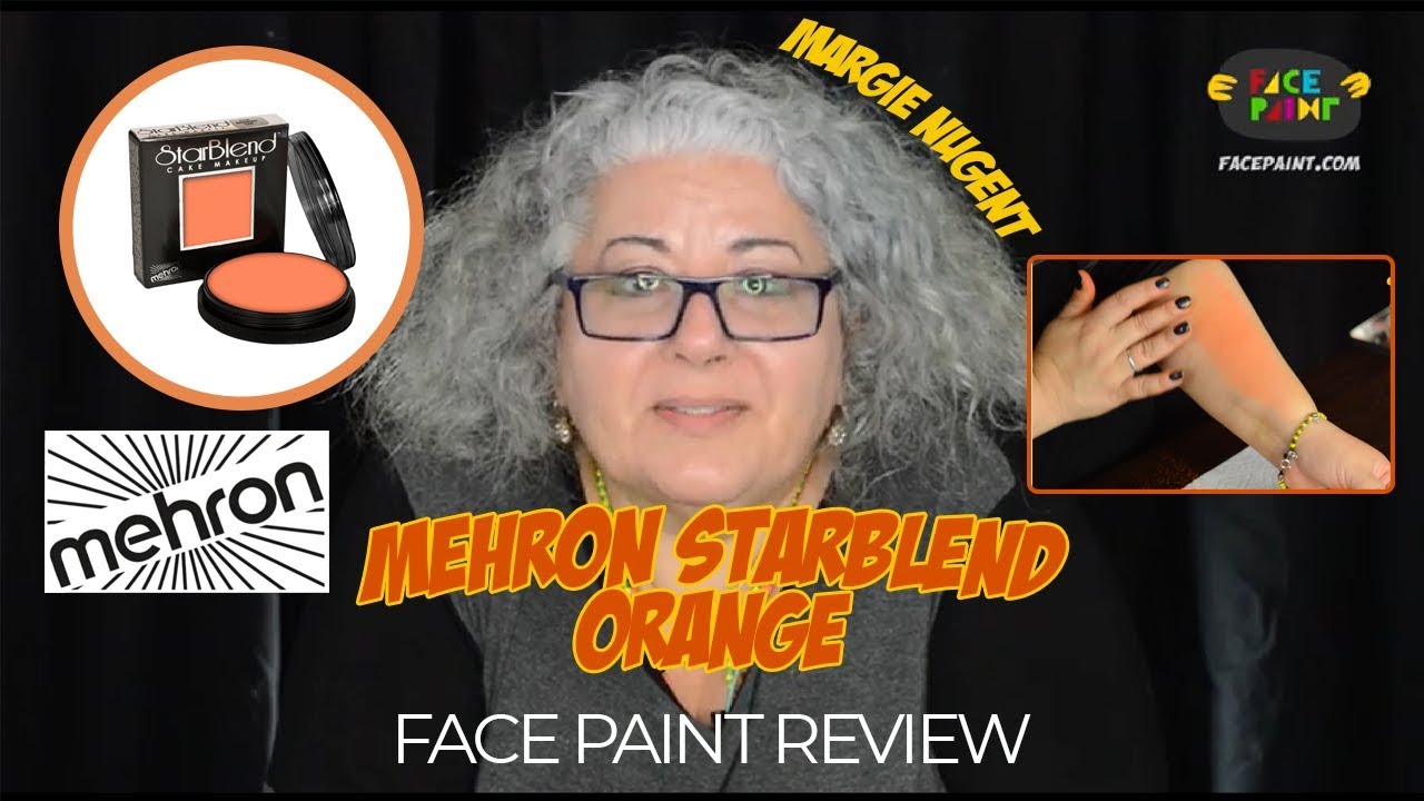 Mehron Starblend Orange Face Paint Review by Margie Nugent
