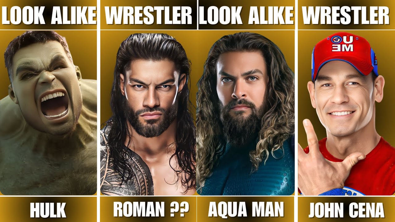WWE Wrestlers And Their Superhero Lookalikes! | wrestlinginc