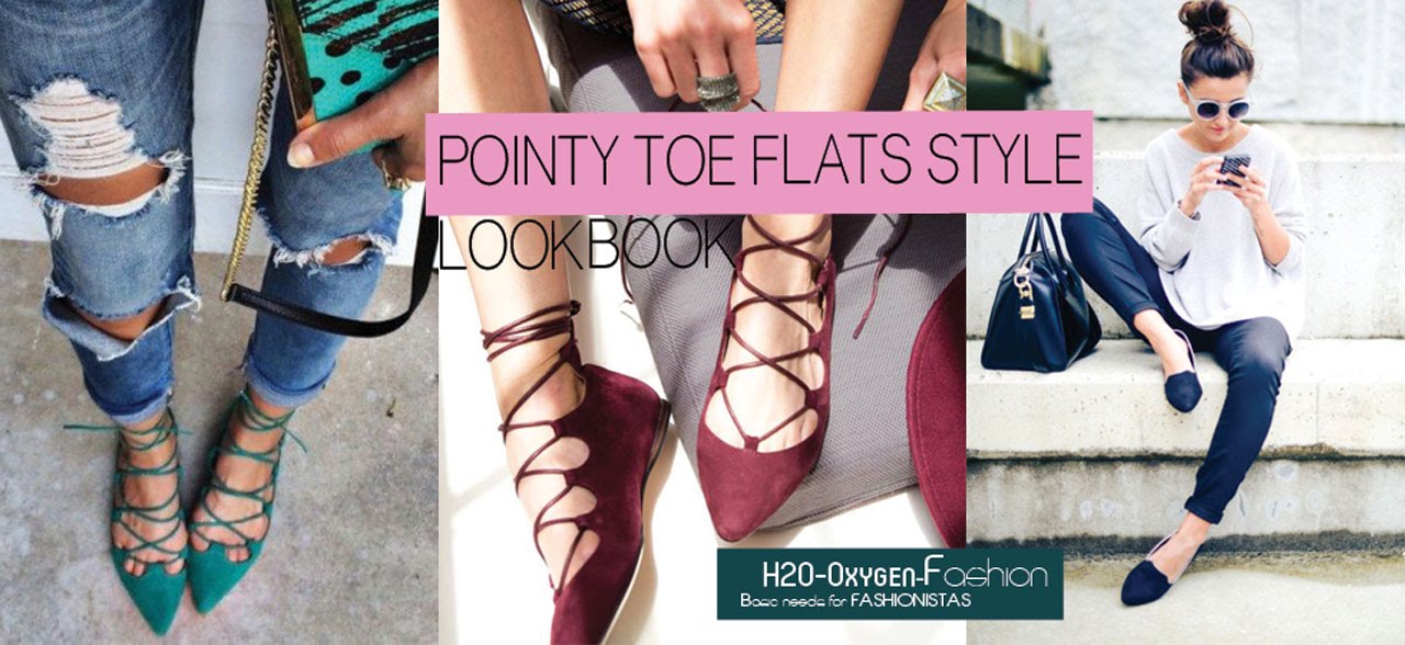 How to Style | Pointy Toe Flats | Lookbook