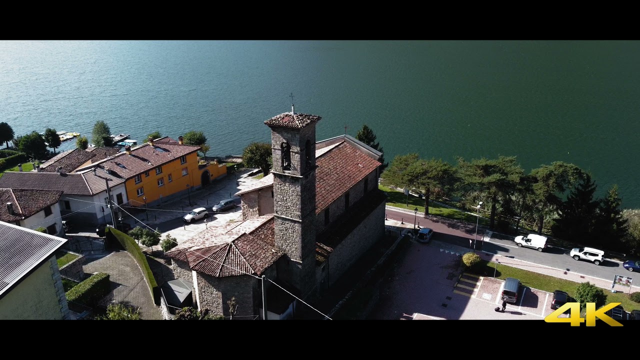 Dji Mini 2. .SAN FELICE AL LAGO lago d'Endine...CINEMATIC 4k
