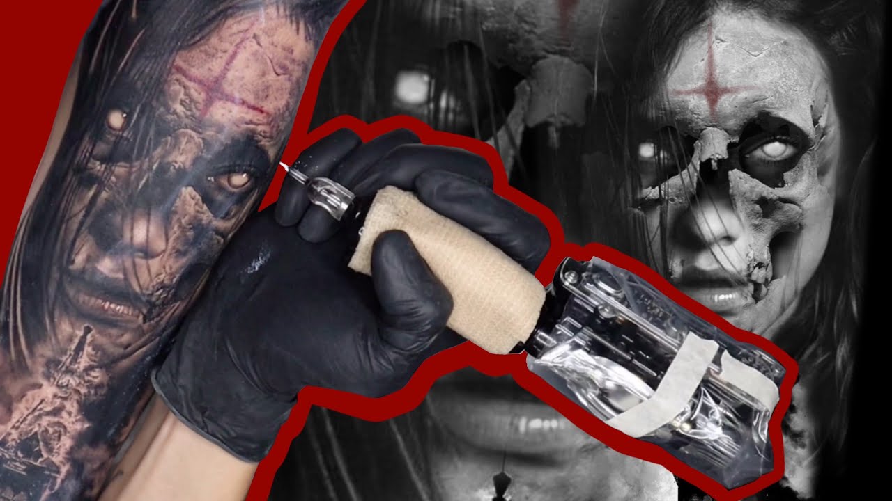 [리얼타임비디오] Save us from HELL | 눈으로 보는 블랙엔그레이 튜토리얼 | 타투샵 ASMR(ft.injecta X1, SISA supply)