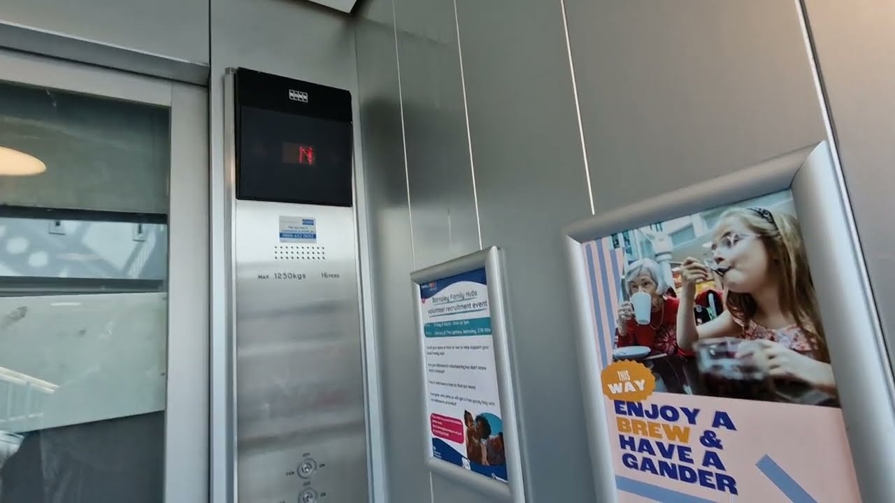 1990 Kone M (Modernised by Generic) Lifts @ Alhambra Shopping Mall in Barnsley
