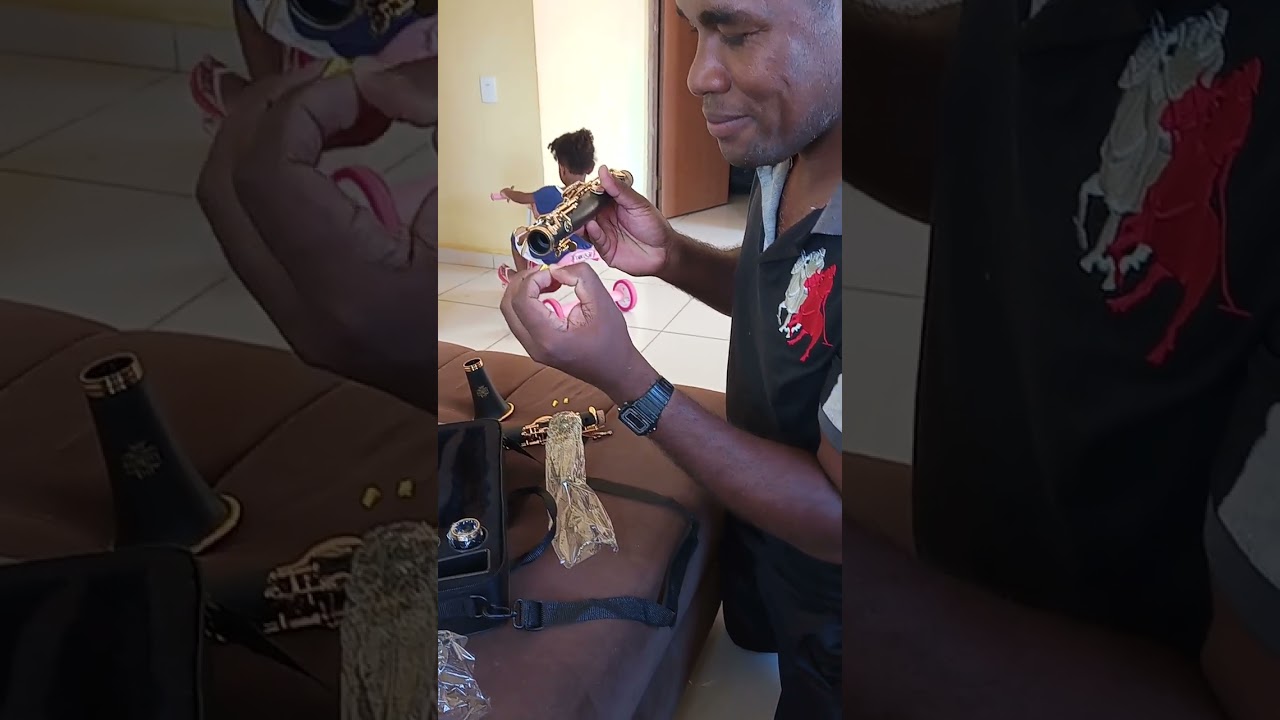 unboxing da clarinete moresky da Aliexpress