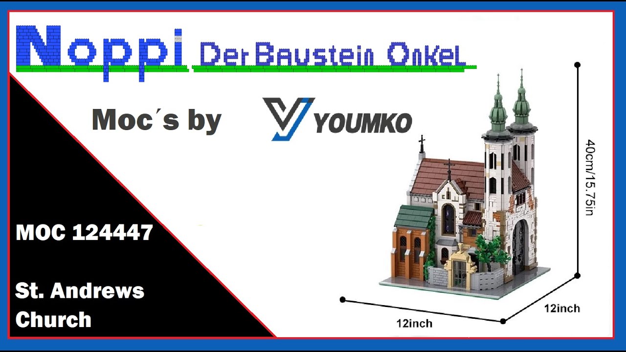Moc-124447 St. Andreas Kirche - Design by Brickative