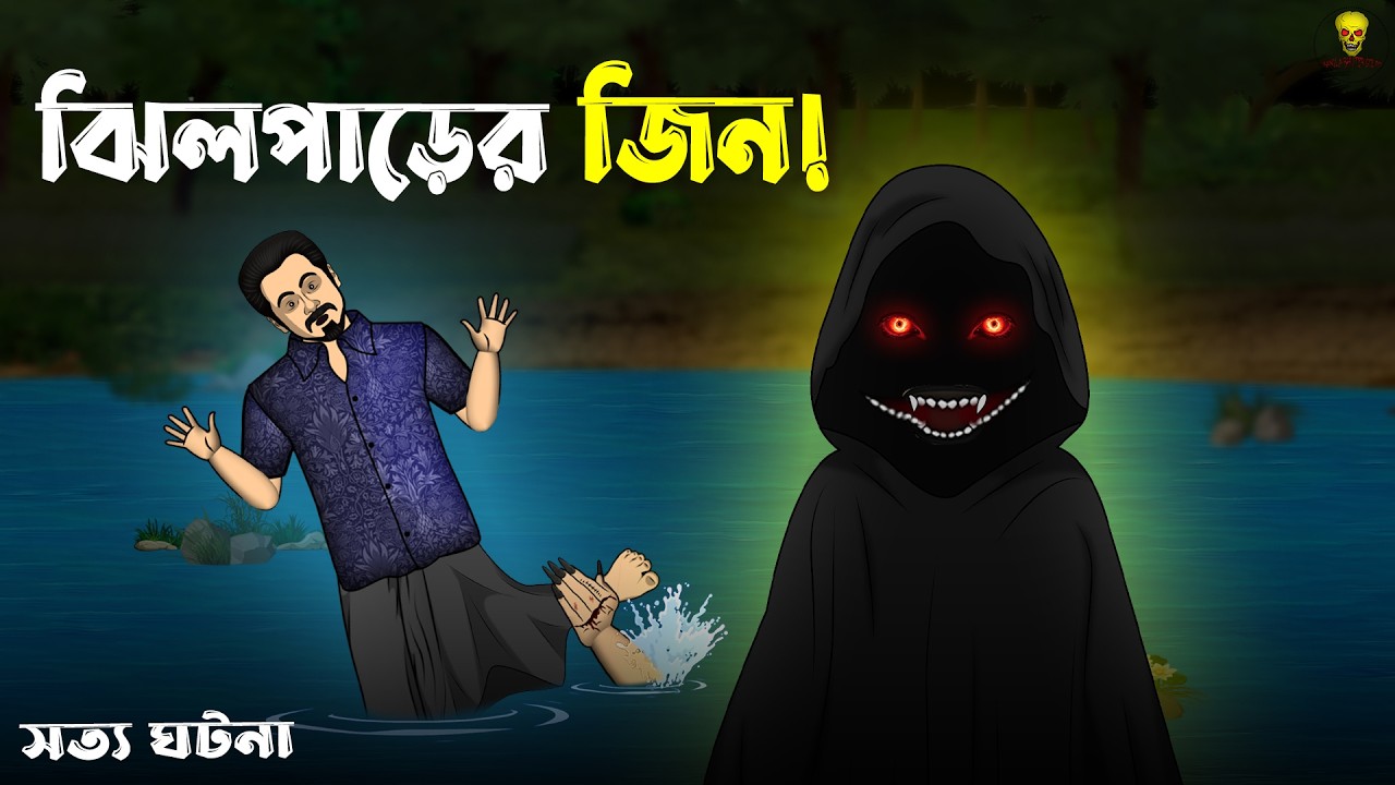 ঝিলপাড়ের জিন! - Bhuter Cartoon | Real Bengali Horror Story | Bangla Bhuter Golpo