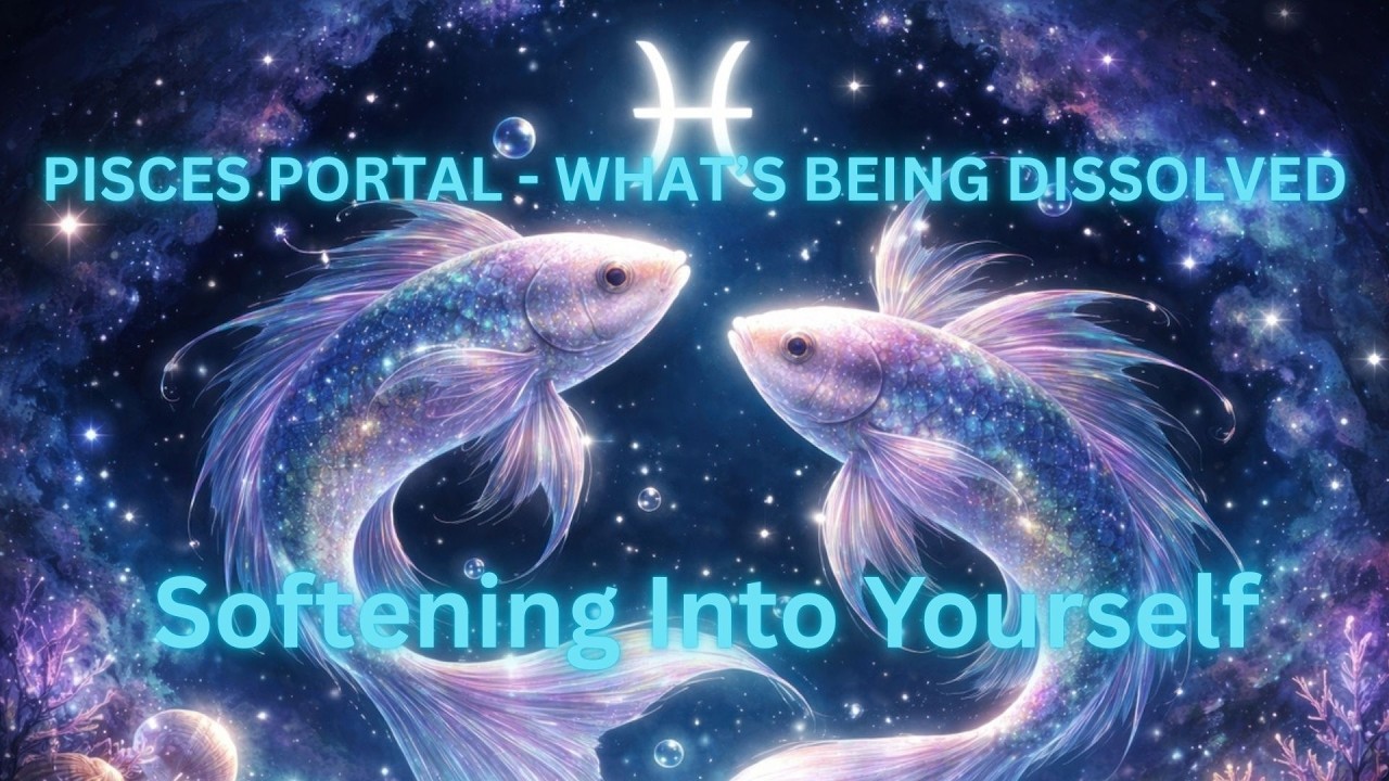 WHAT’S BEING DISSOLVED 🌊 Emotional Reset in Pisces Portal Feb 18 - Softening Into Yourself #tarot