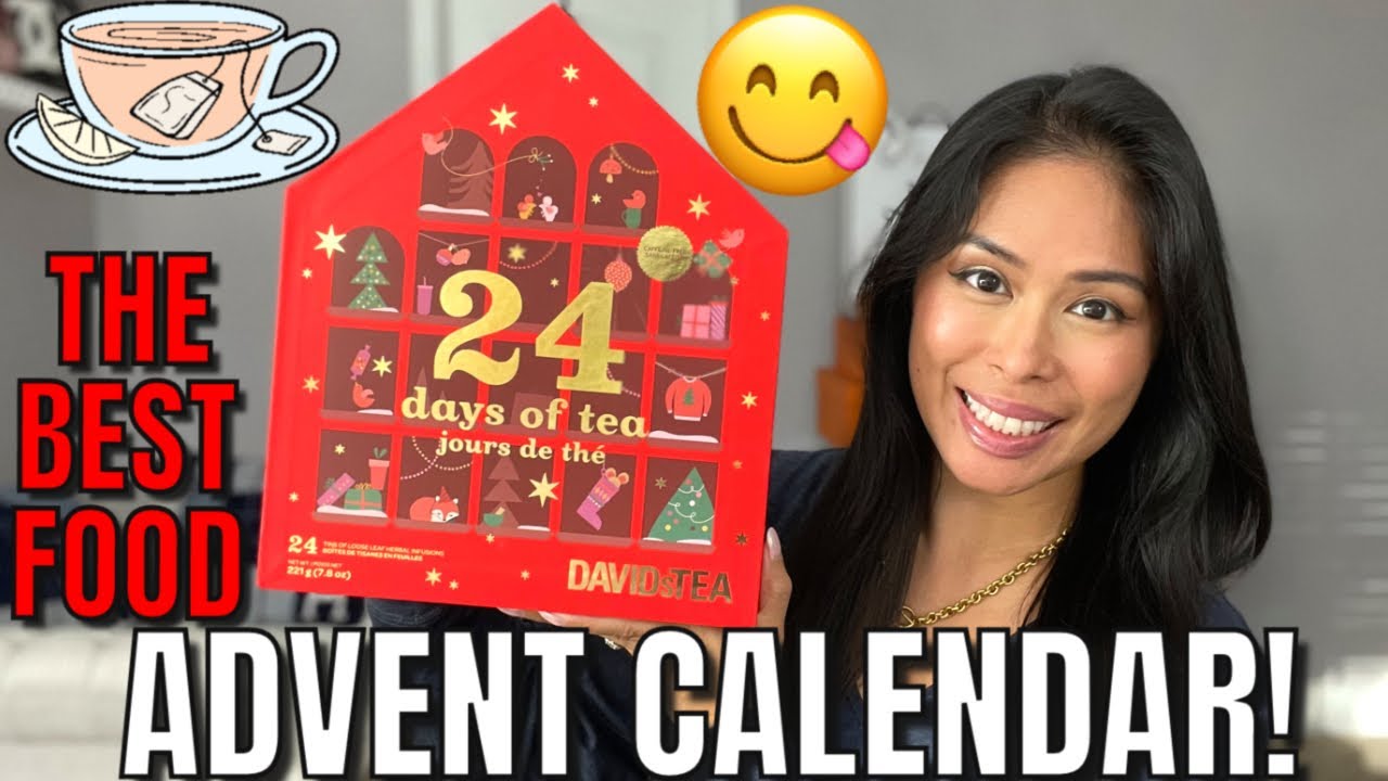DAVIDS TEA ADVENT CALENDAR ☕️ THE BEST FOOD/BEVERAGE ADVENT CALENDAR THIS YEAR! 😋