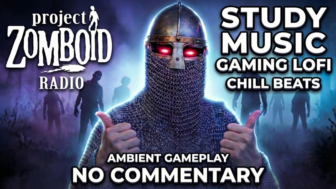 🟢LIVE | Study Music, Gaming Lofi, & Chill Beats | Project Zomboid Radio