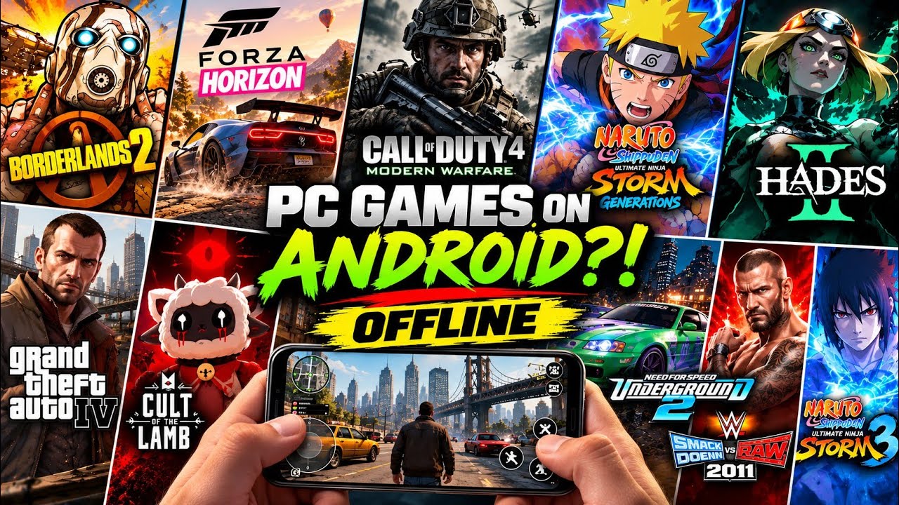 Forza Horizon, GTA 4, Naruto Storm & MORE! 🔥 Unofficial PC Ports On Android OFFLINE