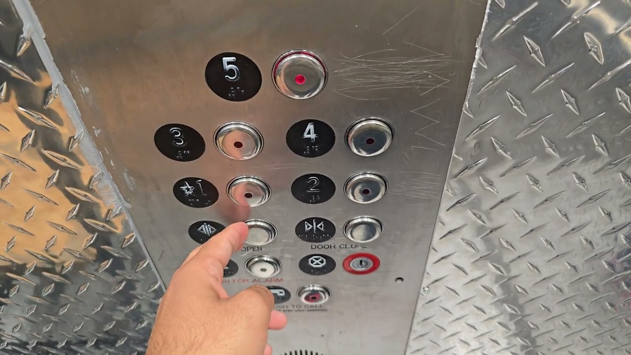 Modernized Vintage 1930 Otis Traction Elevator at Stanford Building Downtown Los Angeles, CA