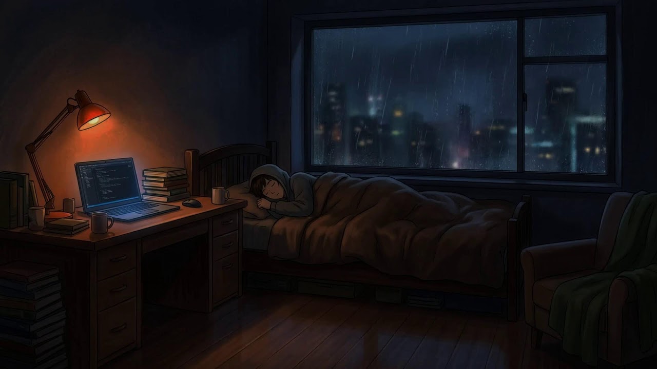Rainy Evening Lofi Ambience for Better Sleep