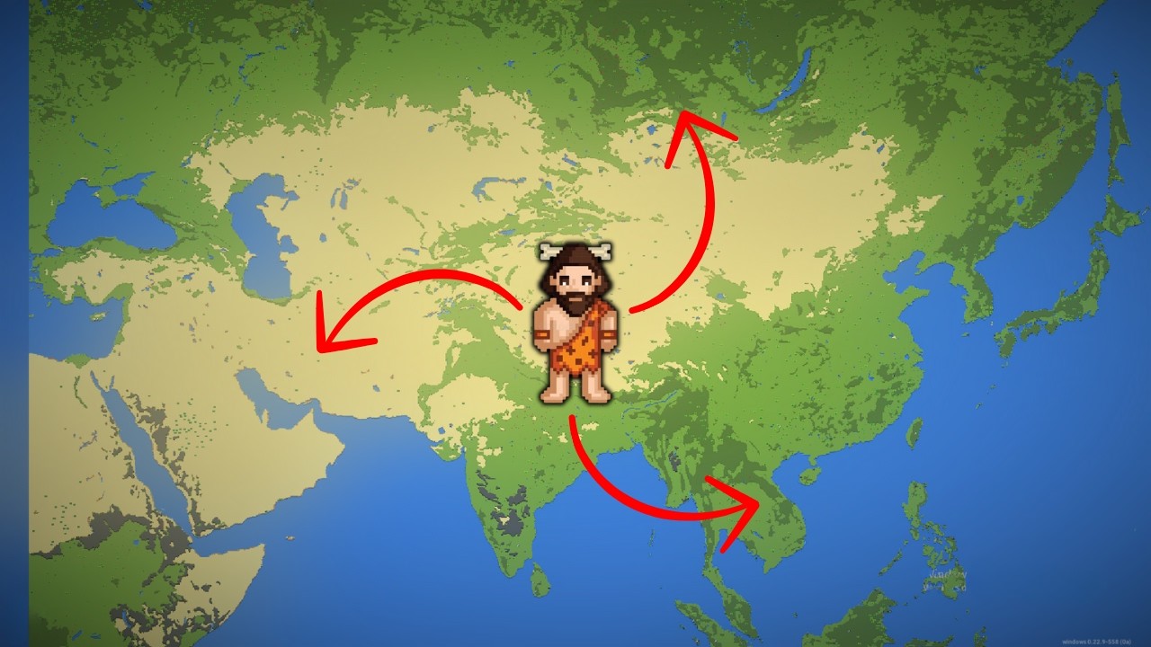 10,000 Years in ASIA - Worldbox Timelapse