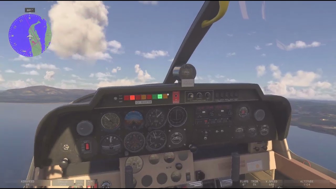 Robin DR400 | Walney island to Prestwick | Microsoft Flight Simulator