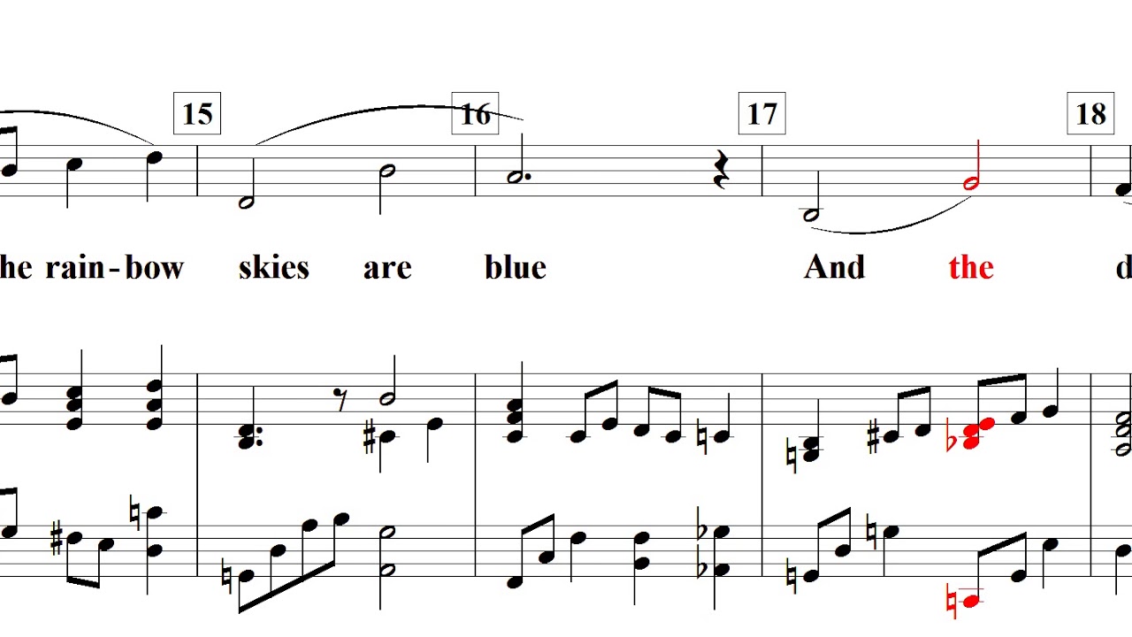 Somewhere Over the Rainbow(Harold Arlen)
