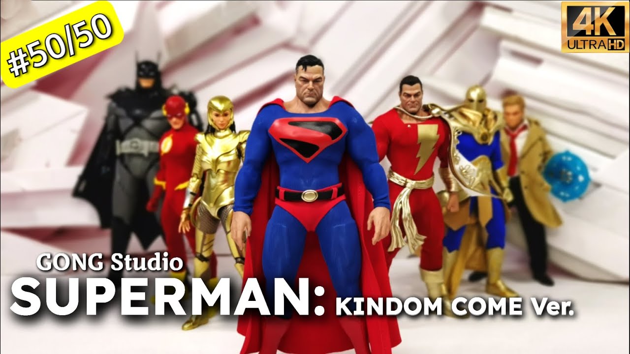 GONG Studio Superman Kingdom Come Pop Mart 1/12 action figure Unboxing & REVIEW #dc #superman