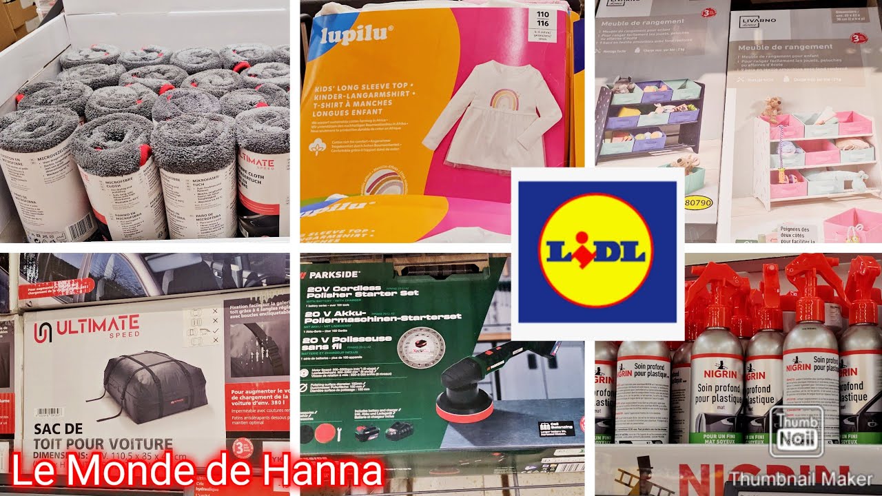 LIDL FRANCE ARRIVAGE 16-04 NOUVEAUT&Eacute;S 