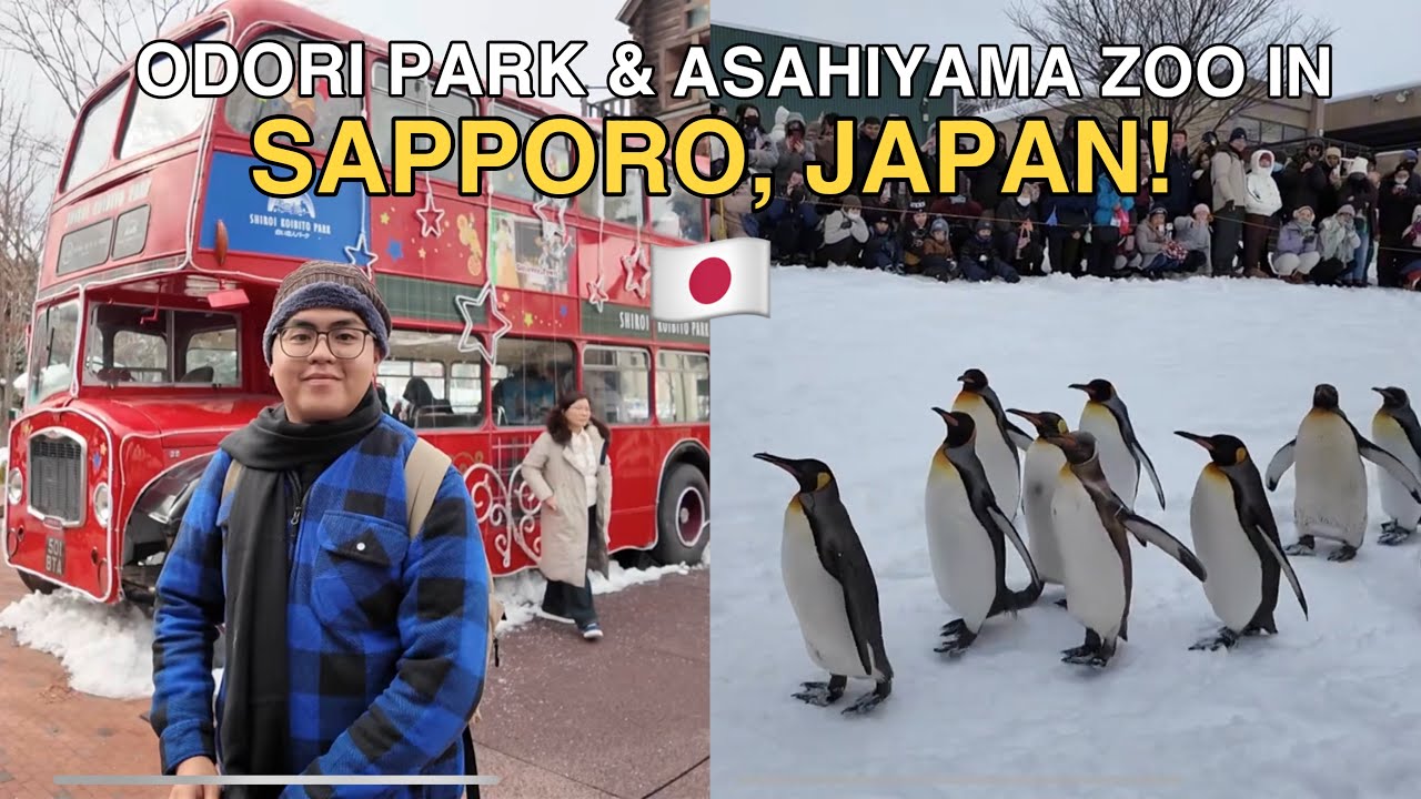 Sapporo Vlog: Snow Festival, Night Walks, Cute Penguins, and More! 🐧🇯🇵 | Renz Canaynay