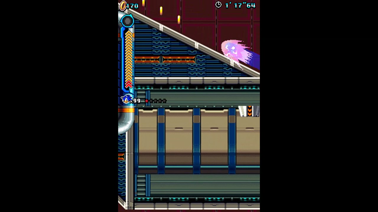 Sonic Colors DS - Starlight Carnival Act 1 All Red Rings 0x A/B Presses