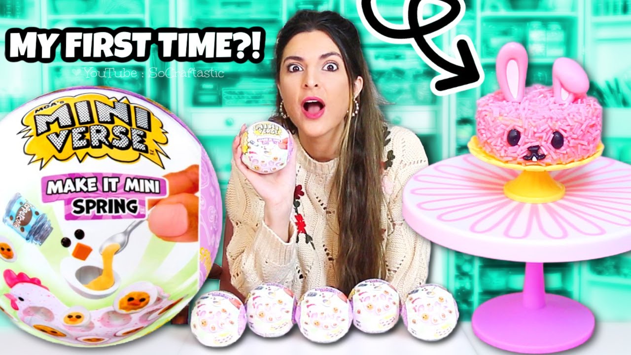 Testing MINIVERSE Craft Kit - Make Tiny RESIN Food?!