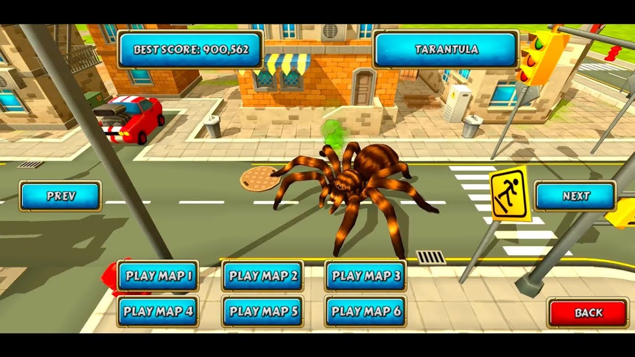 Spider Simulator: Amazing City #5 - Android/iOS Gameplay
