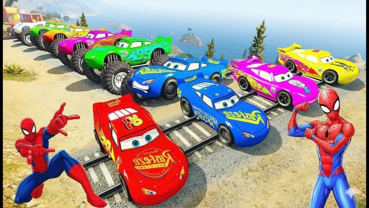 GTA 5 SPIDER-MAN On Motocycles Stunt Racing | GTA V Superheroes Crazy Race Challenge with Super Cars