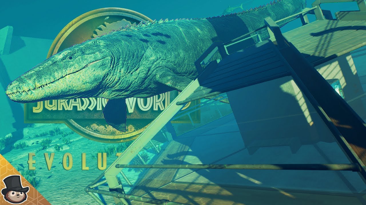 ГАЛЕРЕЯ ЛАГУНЫ И КУПОЛА! Сочетание двух миров в моде Jurassic World Evolution 2