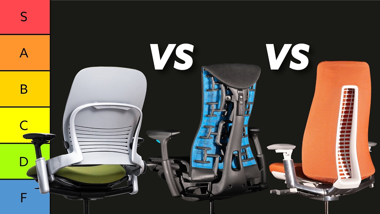 Leap vs Embody vs Fern l Office Chair Comfort Tier List