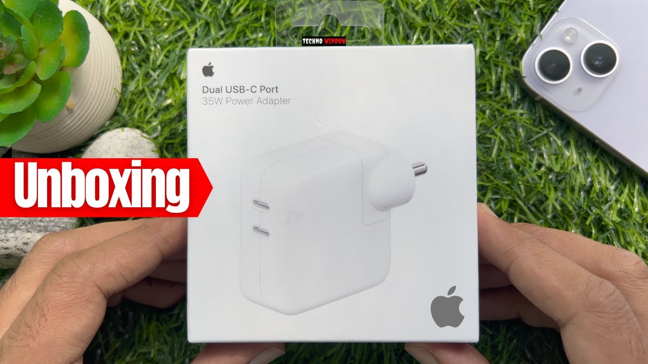 35W Dual USB-C Port Power Adapter UNBOXING!!! - New Apple Chargers